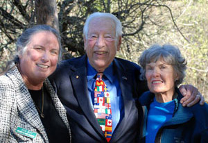 Bill and Jean Lane with Julia Bott, Director or San Mateo County Parks Foundation